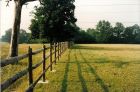 How about this Equine moticed and tennoned Jackson fence? We are completely at home working around horses!