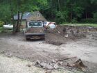 On off road work, this tipper truck when used as a dumper carries over 3 tons