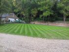 The &quot;after&quot; shot!  A new flat &amp; level amenity lawn - the first proper cut
